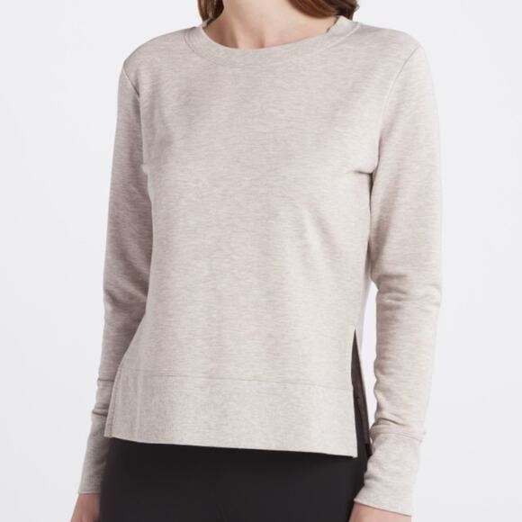 MPG Tops - MPG Sport Serene Luxe Side Slit Pullover